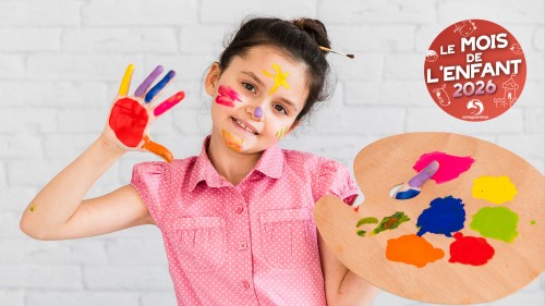 CL&Ocirc;TURE DU MOIS DE L'ENFANT | Exposition d'&oelig;uvres par les enfants des structures participantes