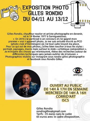 Exposition photo : Gilles Rondio