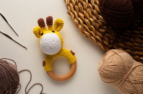 Atelier de r&eacute;alisation d'un hochet en crochet