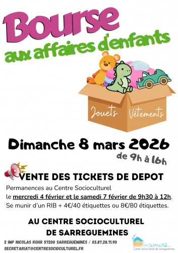Bourse aux affaires d'enfants