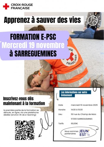 Formation E-PSC : Apprenez à sauver des vies