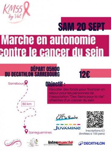 55 km contre le cancer du sein