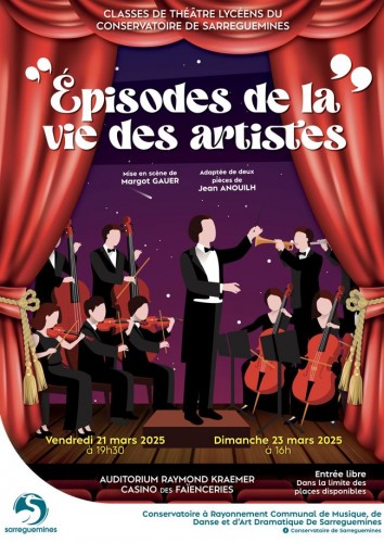 Spectacle du Conservatoire : Épisodes de la vie d'un auteur