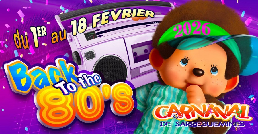 Allez hop, retour dans les années 80 pour le Carnaval !