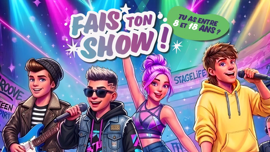 Tu as entre 8 et 18 ans ? Viens faire ton show lors d'une sc&egrave;ne ouverte ! 