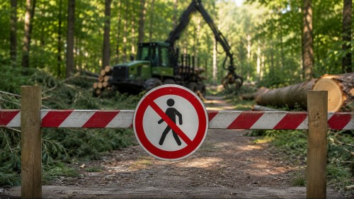 Acc&egrave;s interdit au parcours de sant&eacute; du Buchholz du 15 au 19 juin