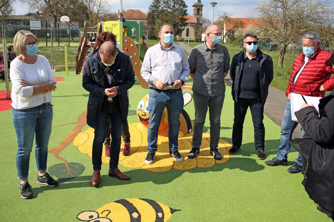 Christiane HECKEL, Marc ZINGRAFF, Durkut CAN, Denis PEIFFER, Dominique GEY et Jean-Marc SCHWARTZ