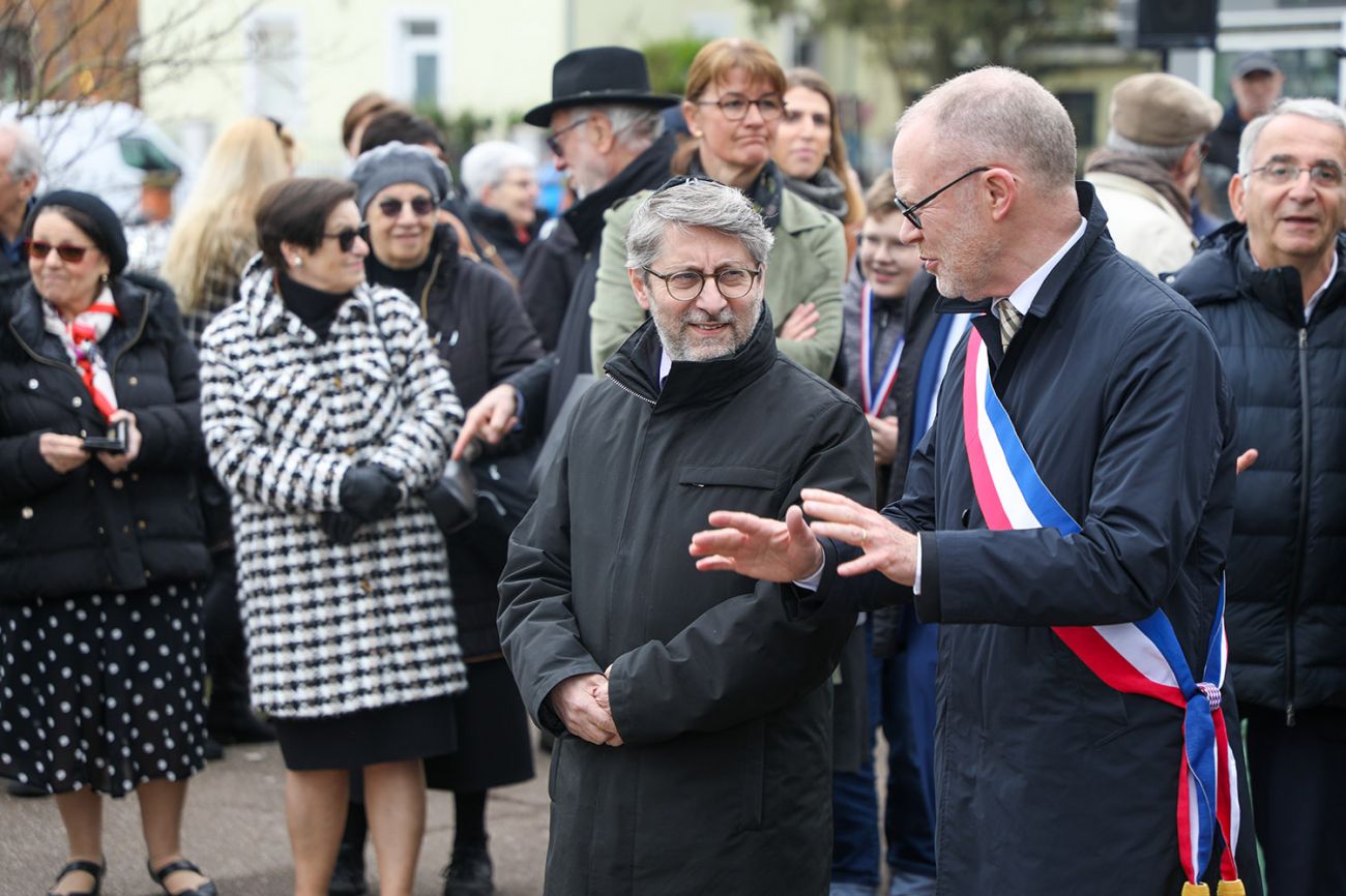 Inauguration du pont Robert Weil