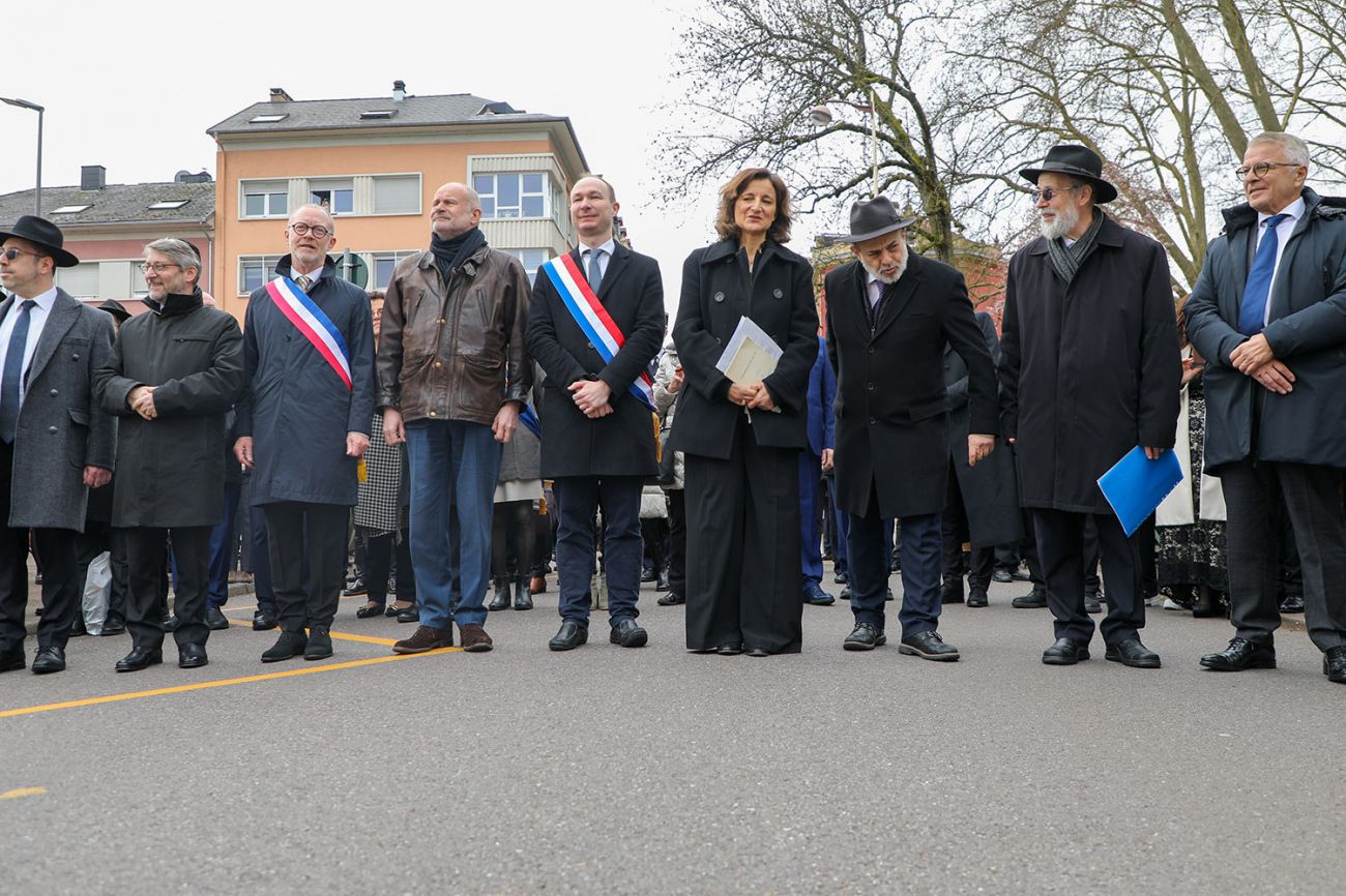 Inauguration du pont Robert Weil