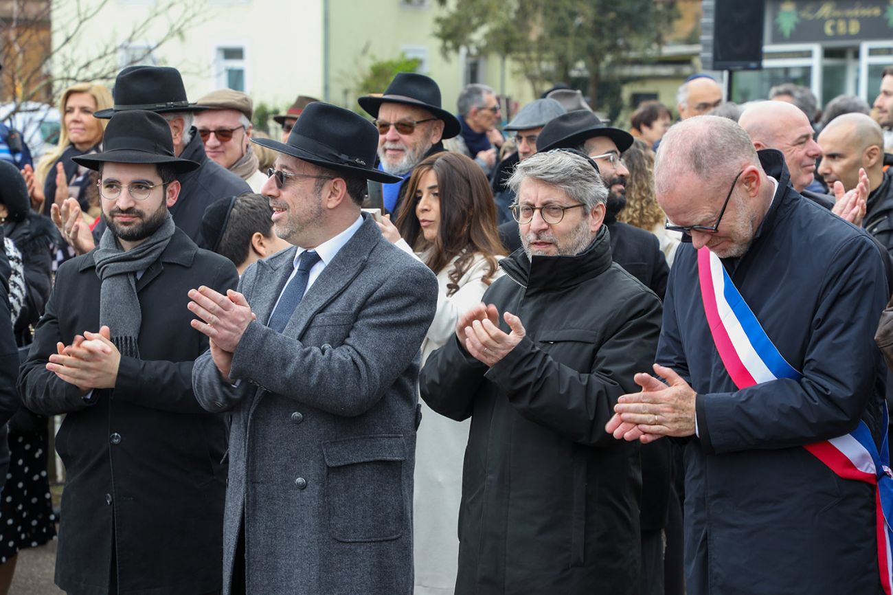 Inauguration du pont Robert Weil