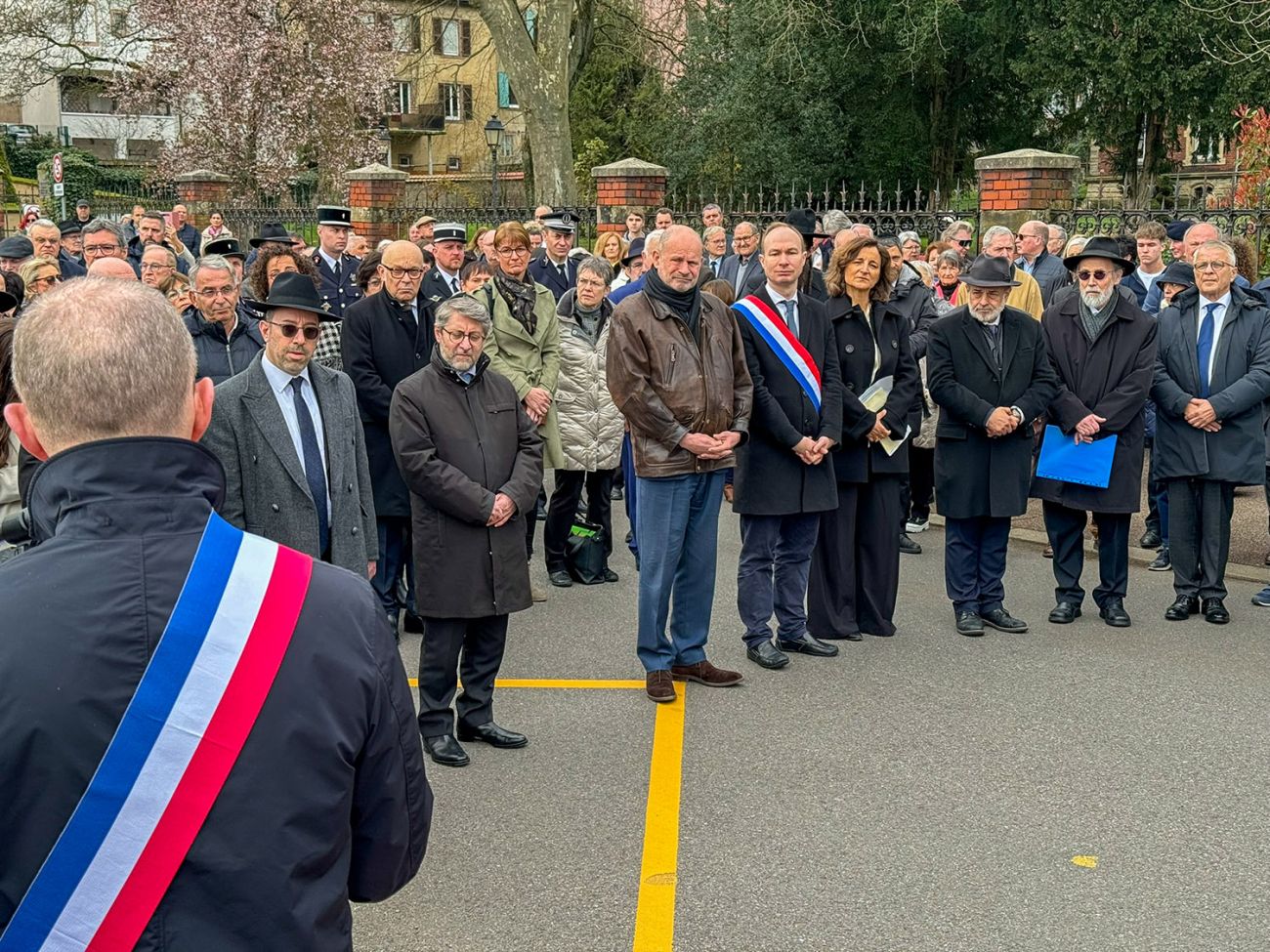 Inauguration du pont Robert Weil