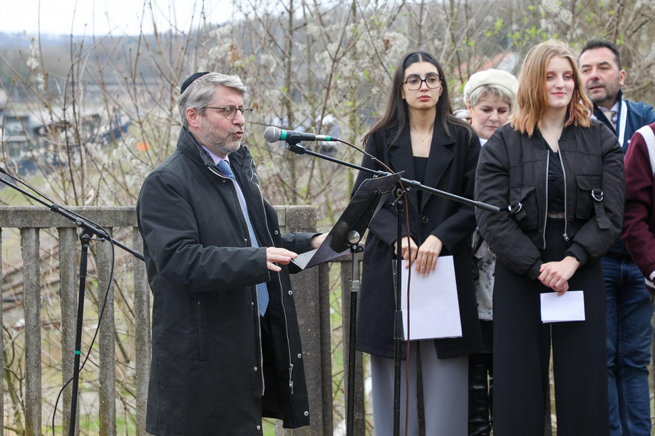 Inauguration du pont Robert Weil