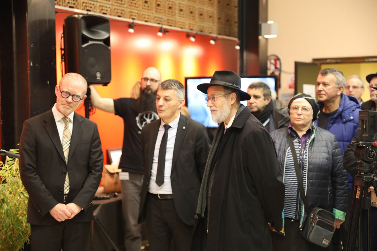 Conférence de M. Haïm KORSIA, grand rabbin de France et vernissage de l'exposition des élèves de la classe de M. Denis FRANOUX