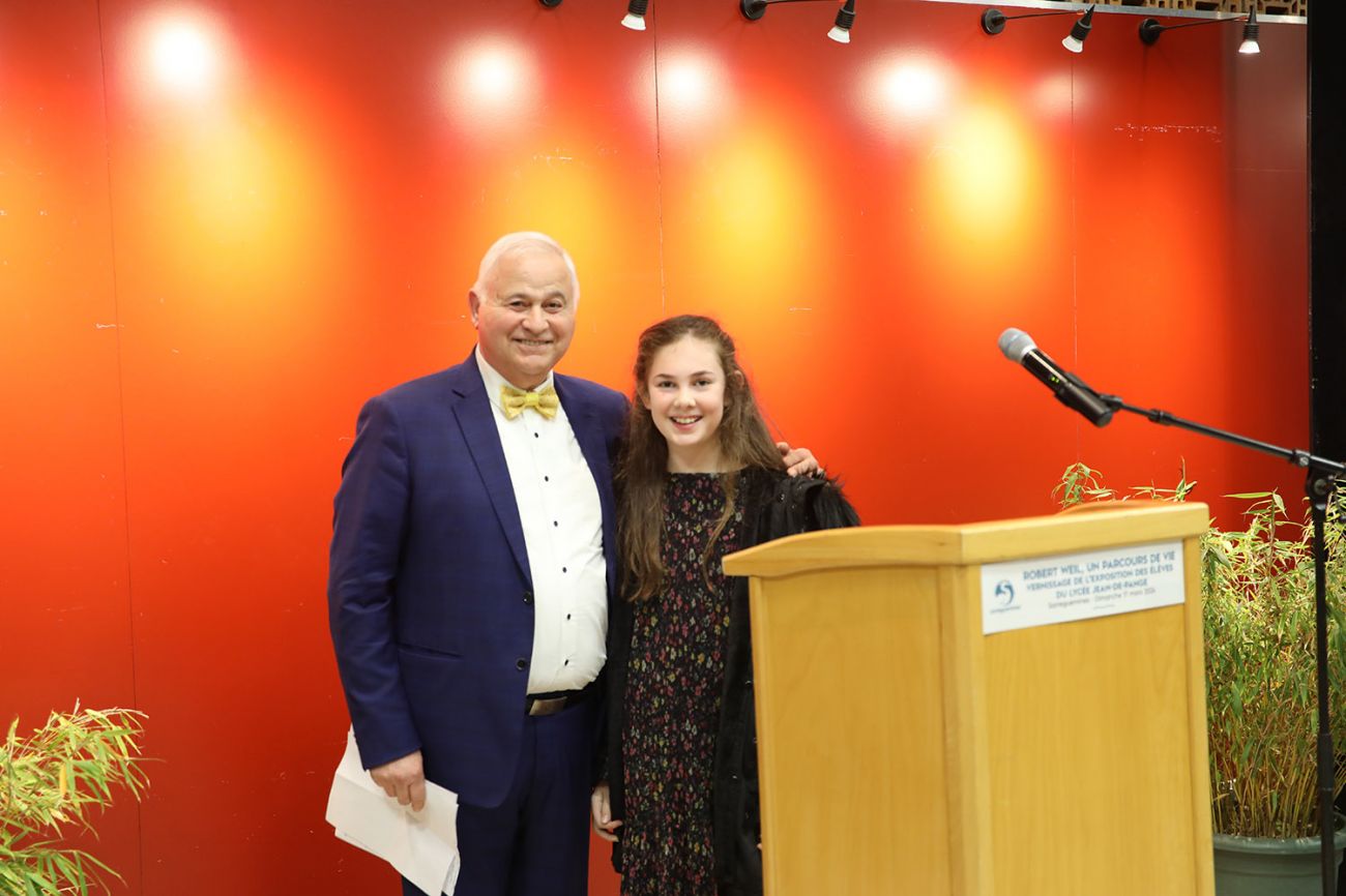 Conférence de M. Haïm KORSIA, grand rabbin de France et vernissage de l'exposition des élèves de la classe de M. Denis FRANOUX